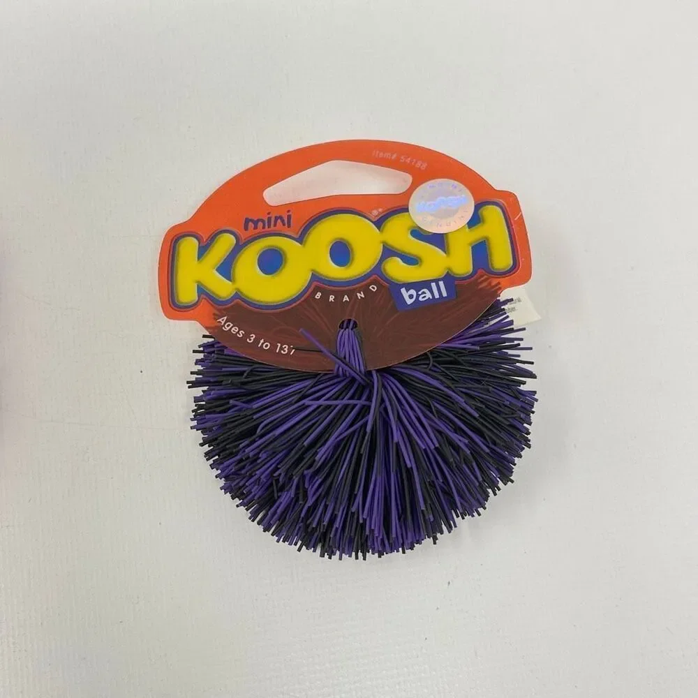 Koosh Silicone Ball Lot of 2 Balls Classic Fidget Toy for Kids Mini & Regular